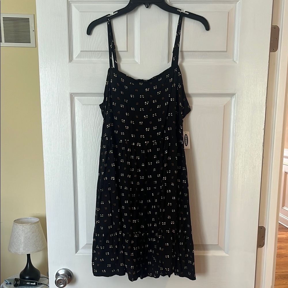 Black Floral Women's Dress